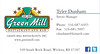 Green Mill Restaurant Card Wichita KS 130202